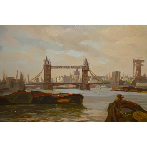 1564 - Nine various oil paintings on board , landscapes, (unframed)