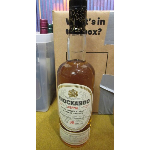 39 - Seven bottles of various whisky in original boxes