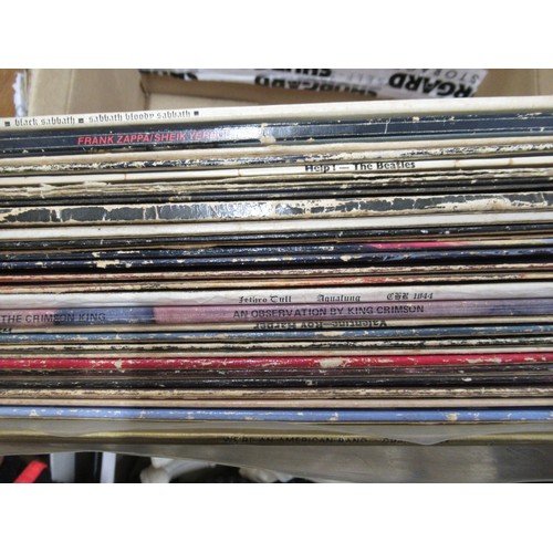 279 - Quantity of long playing vinyl records, including Black Sabbath and Frank Zappa