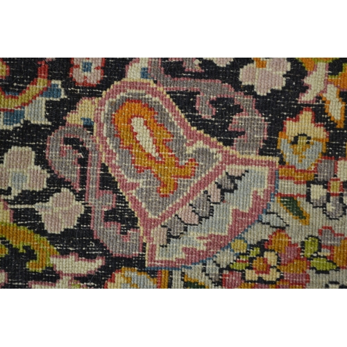 3 - Tabriz rug, the central medallion and multiple borders on a beige ground, 182 x 124cm