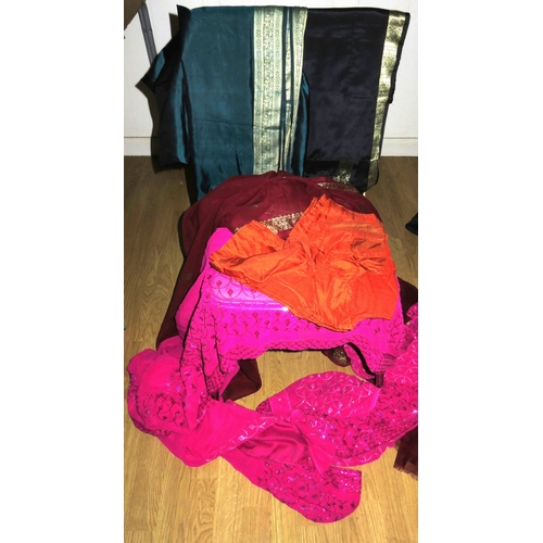43 - Quantity of Indian Sari and other textiles