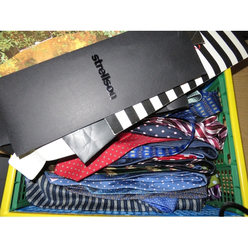 57 - Quantity of designer and other gentleman's ties, including Hugo Boss, Givenchy, and Liberty