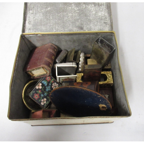 376 - Various smoking related items, including tobacco tins, matchbox holders, pipe racks and stands etc.