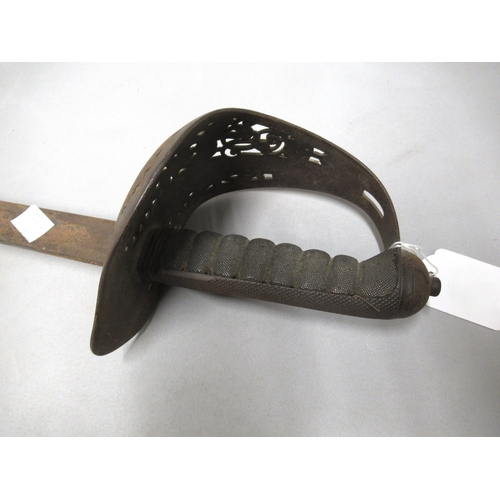 110 - Edward VII officer's dress sword (minus scabbard, at fault)