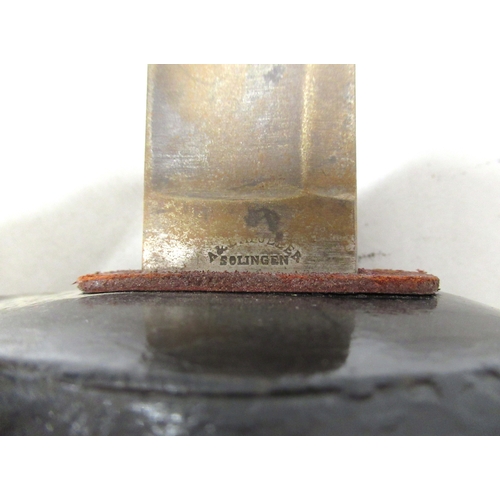 111 - 19th Century cutlass, the blade inscribed Solingen