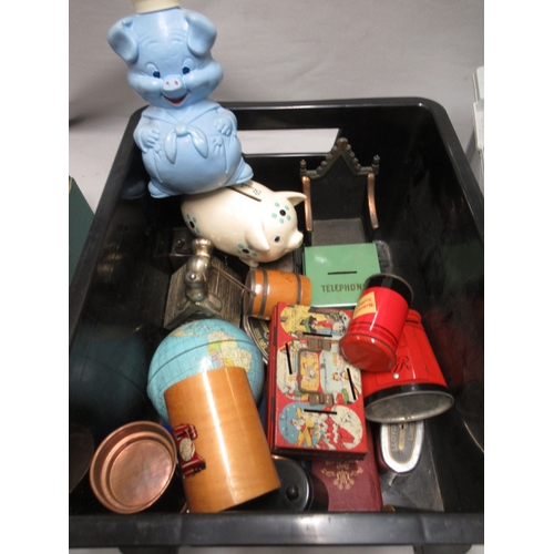 302 - Collection of various early to mid 20th Century money boxes