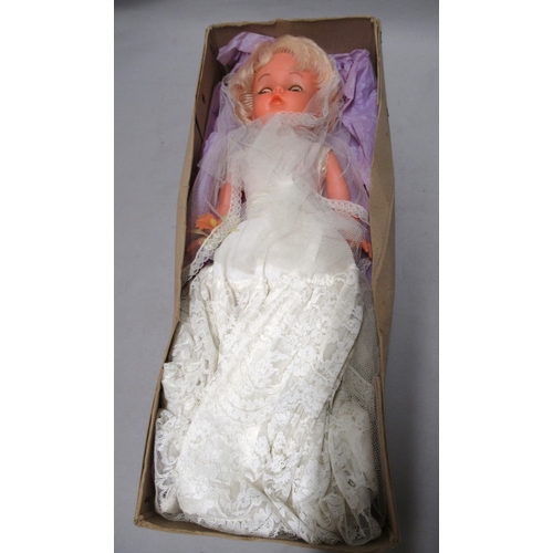 321 - Cherrycraft ' Naomi ' bride doll in original box circa 1950s / 60s
