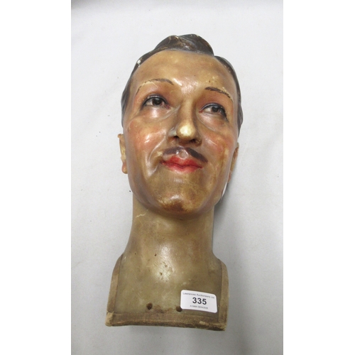 335 - Early 20th Century French wax mannequin head