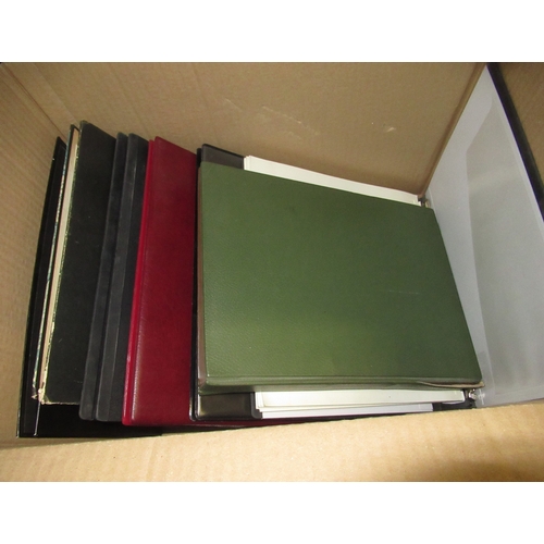 380 - Large collection of World stamps housed in albums and stock books in four boxes