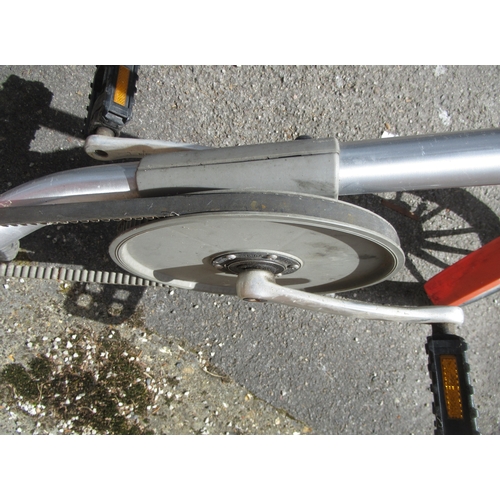 86 - Strida folding belt driven bicycle, designed by Mark Sanders