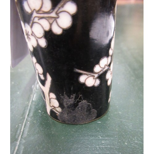 70A - Two early 20th Century cloisonne opium pipes