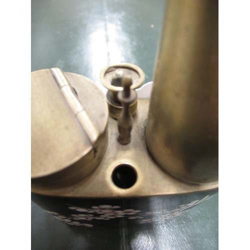 70A - Two early 20th Century cloisonne opium pipes