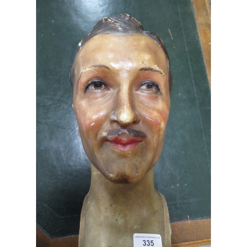 335 - Early 20th Century French wax mannequin head