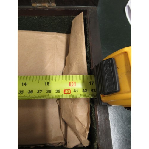 336 - 19th Century mahogany pistol case