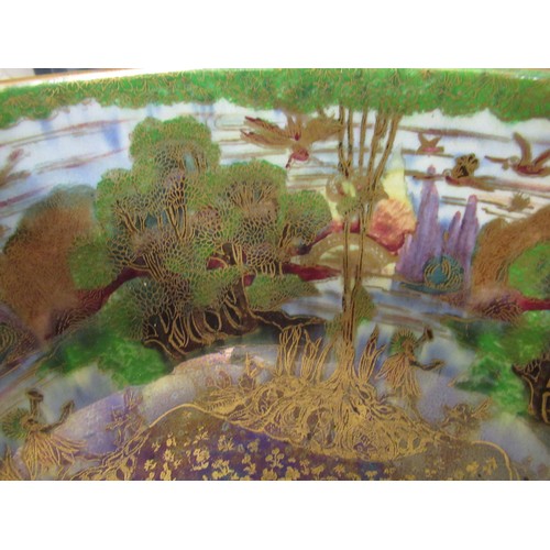 511 - Wedgwood Fairyland bowl in the ‘ Poplar Trees ’ pattern by Daisy Makeig-Jones, pattern no. Z4968, 26... 