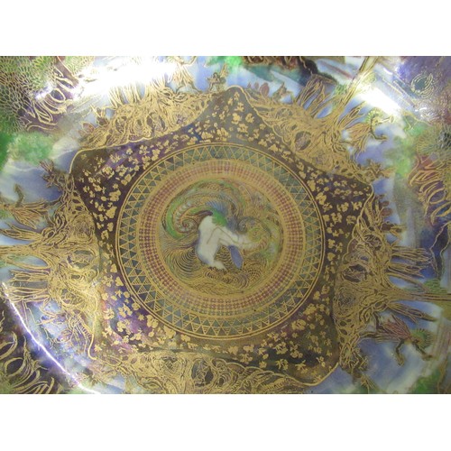 511 - Wedgwood Fairyland bowl in the ‘ Poplar Trees ’ pattern by Daisy Makeig-Jones, pattern no. Z4968, 26... 