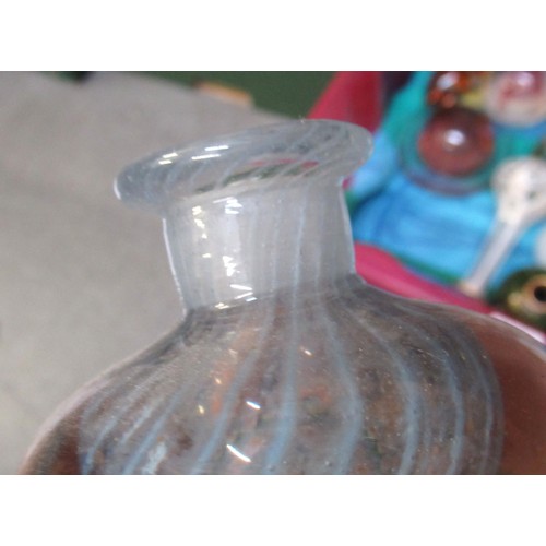 481 - Small collection of paperweights and two Millefiori glass perfume bottles (one at fault), six other ... 