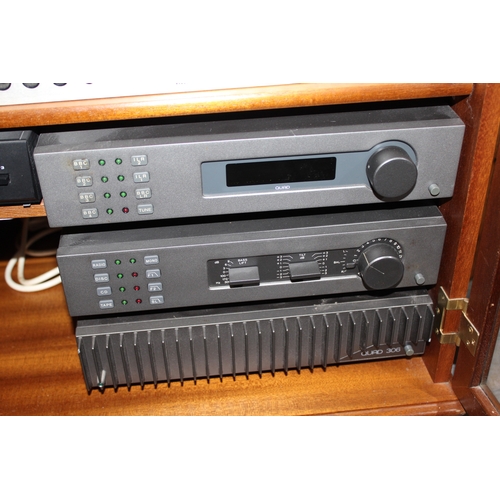 Two audio units containing quad amplifier tuner and pre-amp and other ...