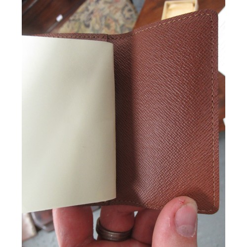 55 - Louis Vuitton leather key case in original presentation box