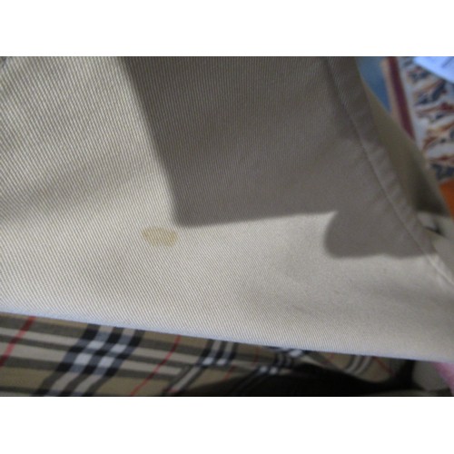 52 - Ladies Burberry double breasted trench coat