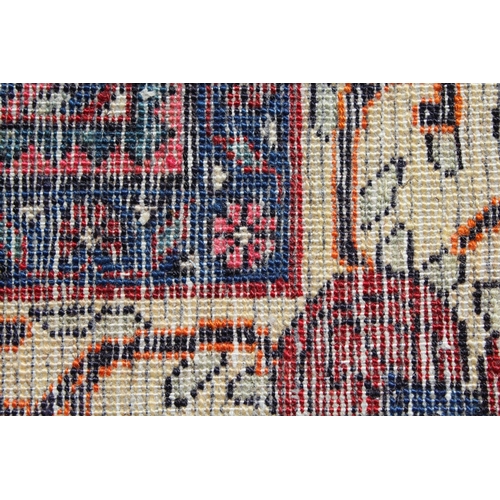9 - Saruq rug, with medallion and all-over Herati design, 198 x 131cm
