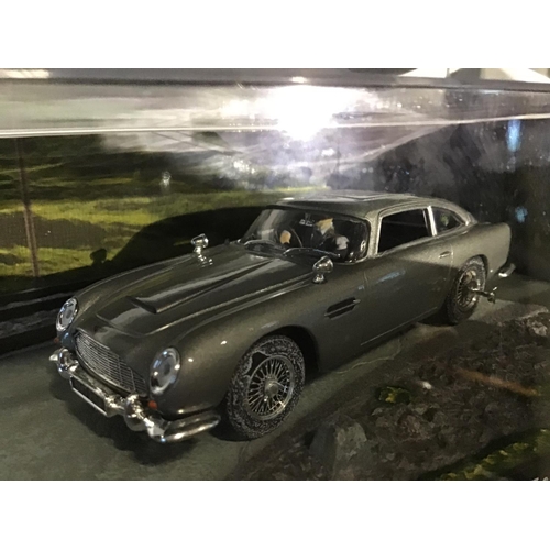 201 - James Bond Car & Magazine Collection   Massive collection of 135 Mint Condition scale model vehicles... 