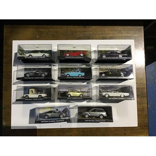 201 - James Bond Car & Magazine Collection   Massive collection of 135 Mint Condition scale model vehicles... 