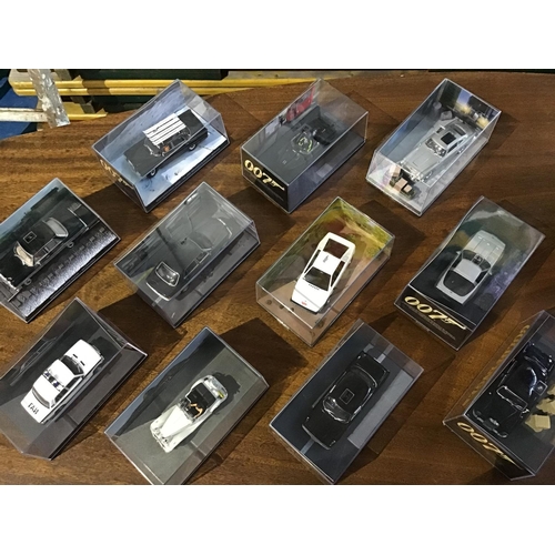 201 - James Bond Car & Magazine Collection   Massive collection of 135 Mint Condition scale model vehicles... 