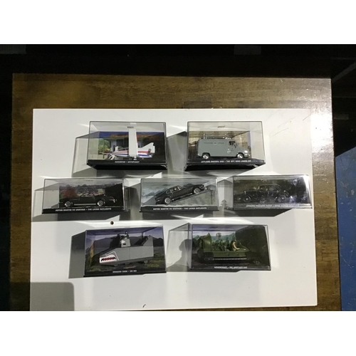 201 - James Bond Car & Magazine Collection   Massive collection of 135 Mint Condition scale model vehicles... 