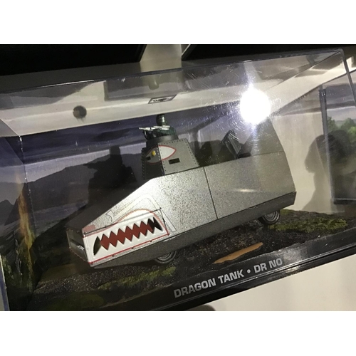 201 - James Bond Car & Magazine Collection   Massive collection of 135 Mint Condition scale model vehicles... 