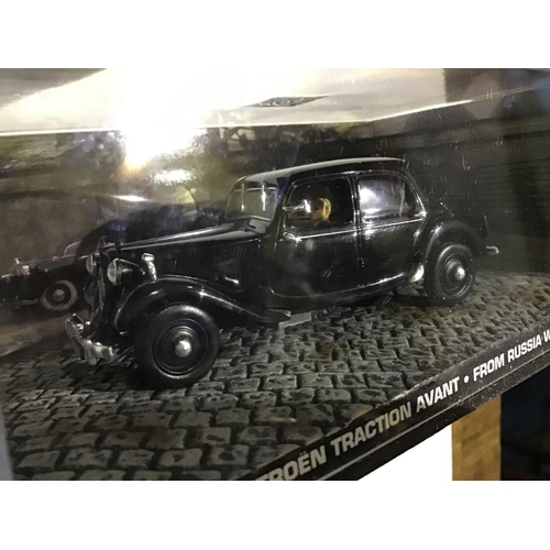 201 - James Bond Car & Magazine Collection   Massive collection of 135 Mint Condition scale model vehicles... 
