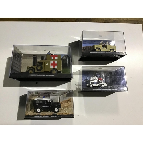 201 - James Bond Car & Magazine Collection   Massive collection of 135 Mint Condition scale model vehicles... 