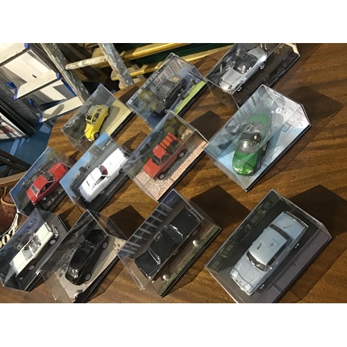 201 - James Bond Car & Magazine Collection   Massive collection of 135 Mint Condition scale model vehicles... 