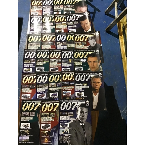 201 - James Bond Car & Magazine Collection   Massive collection of 135 Mint Condition scale model vehicles... 