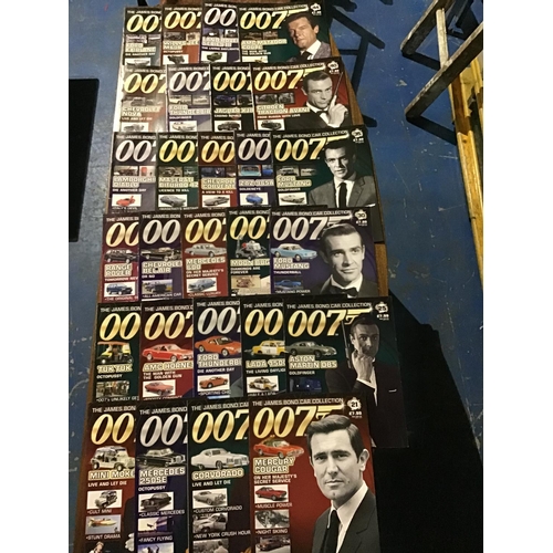 201 - James Bond Car & Magazine Collection   Massive collection of 135 Mint Condition scale model vehicles... 