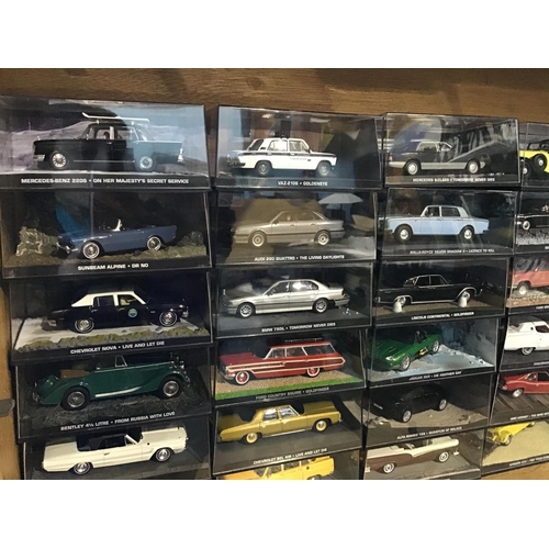 201 - James Bond Car & Magazine Collection   Massive collection of 135 Mint Condition scale model vehicles... 