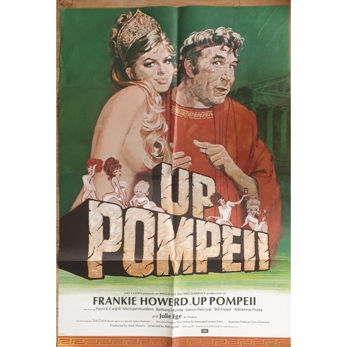 44 - Frankie Howard Up Pompeii film poster. Large Fold Out Up Pompeii Original Film Poster starring Frank... 