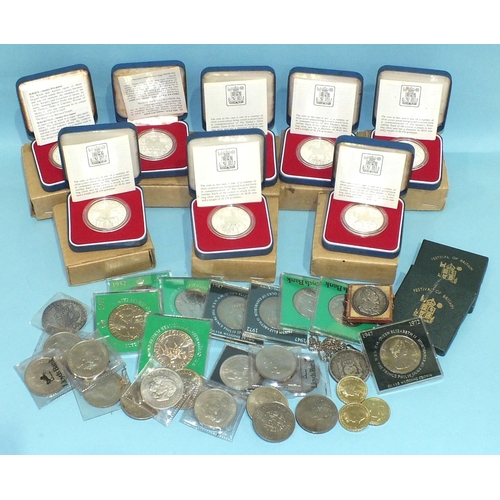 119 - A collection of eight Royal Mint 