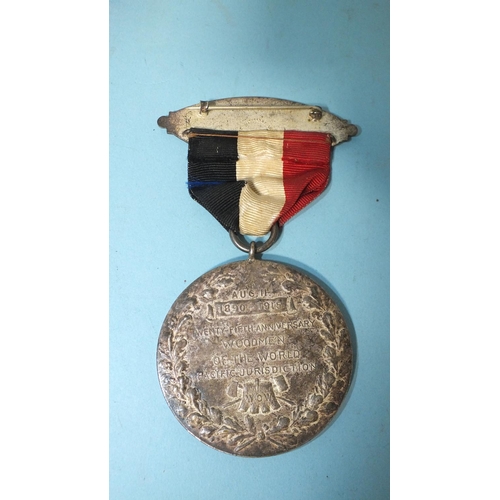 134 - A George V Special Constabulary Faithful Service medal to Charles J Manchee, a certificate of thanks... 