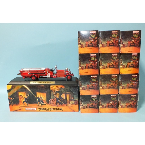 160 - Matchbox Models of Yesteryear Fire Engine series: YSFE01 1930 Ahrens-Fox 