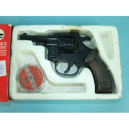 A Sussex Armoury Precise 800 Official Police Revolver, in original