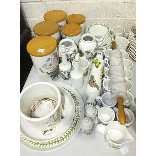 100 - A collection of Portmeirion 'Botanic Garden' pattern kitchen and tea ware, approximately fifty piece... 