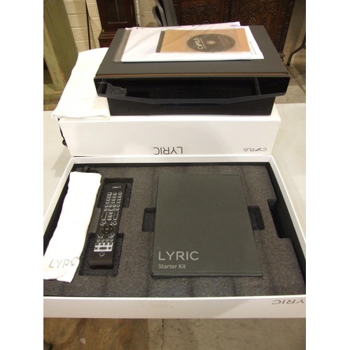 66 - A Cyrus Lyric audio streaming system, incorporating CD/radio hi-fi system, in original box with pape... 