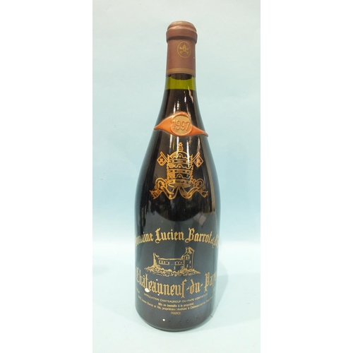 869 - Domaine Lucien Barrot et Fils, 1997, Chateau Neuf du Pape, 150cl, mid-neck, one bottle.