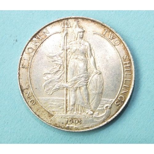 151 - An Edward VII 1905 florin.