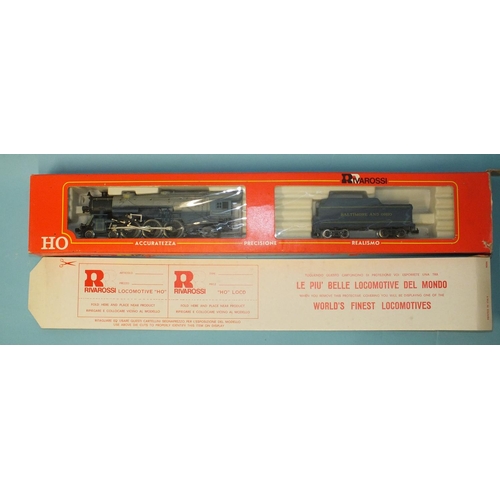 279 - Rivarossi HO gauge, 1220 American outline Pacific Baltimore & Ohio 4-6-2 locomotive 