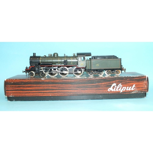 283 - Liliput HO gauge, 10810, 4-6-0 SNCF locomotive RN 230 F 317, (boxed).