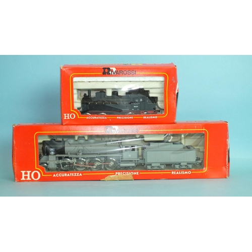 286 - Rivarossi HO gauge, 1347 2-8-2 locomotive RN 2811 and 1340 DB 0-4-4-0 articulated locomotive RN98009... 