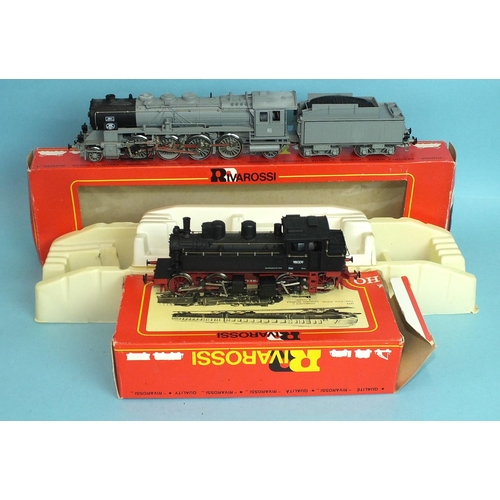 286 - Rivarossi HO gauge, 1347 2-8-2 locomotive RN 2811 and 1340 DB 0-4-4-0 articulated locomotive RN98009... 