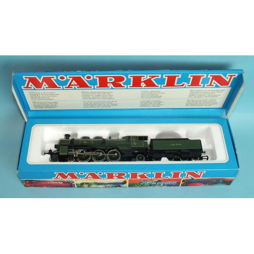 287 - Märklin HO gauge, 8392, K Bay STS 4-6-2 locomotive RN 3673, (boxed).